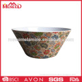 Different design 100%melamine popcorn serving bowl
